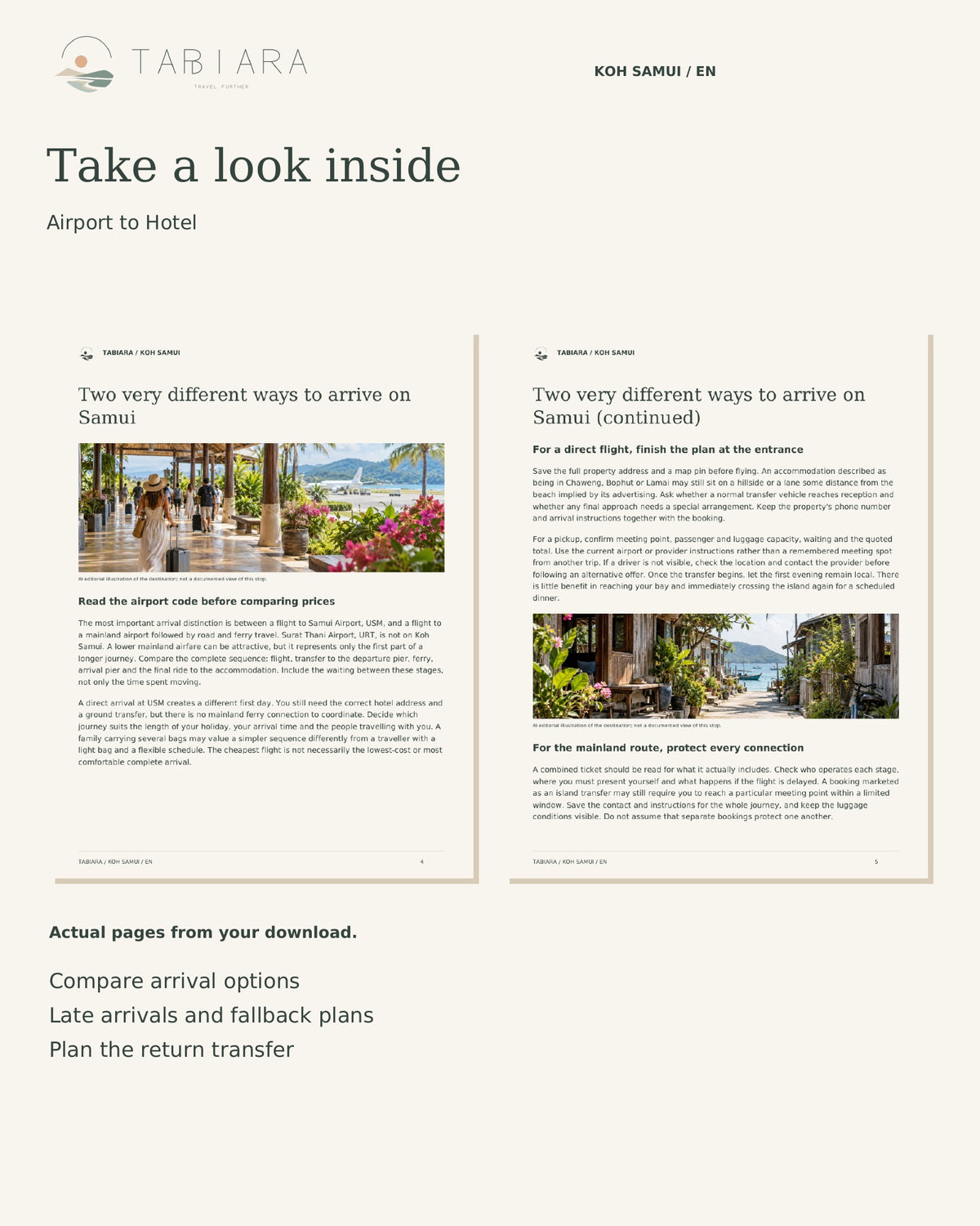 Koh Samui: Vom Flughafen zum Hotel – Ankunft & Transfer
