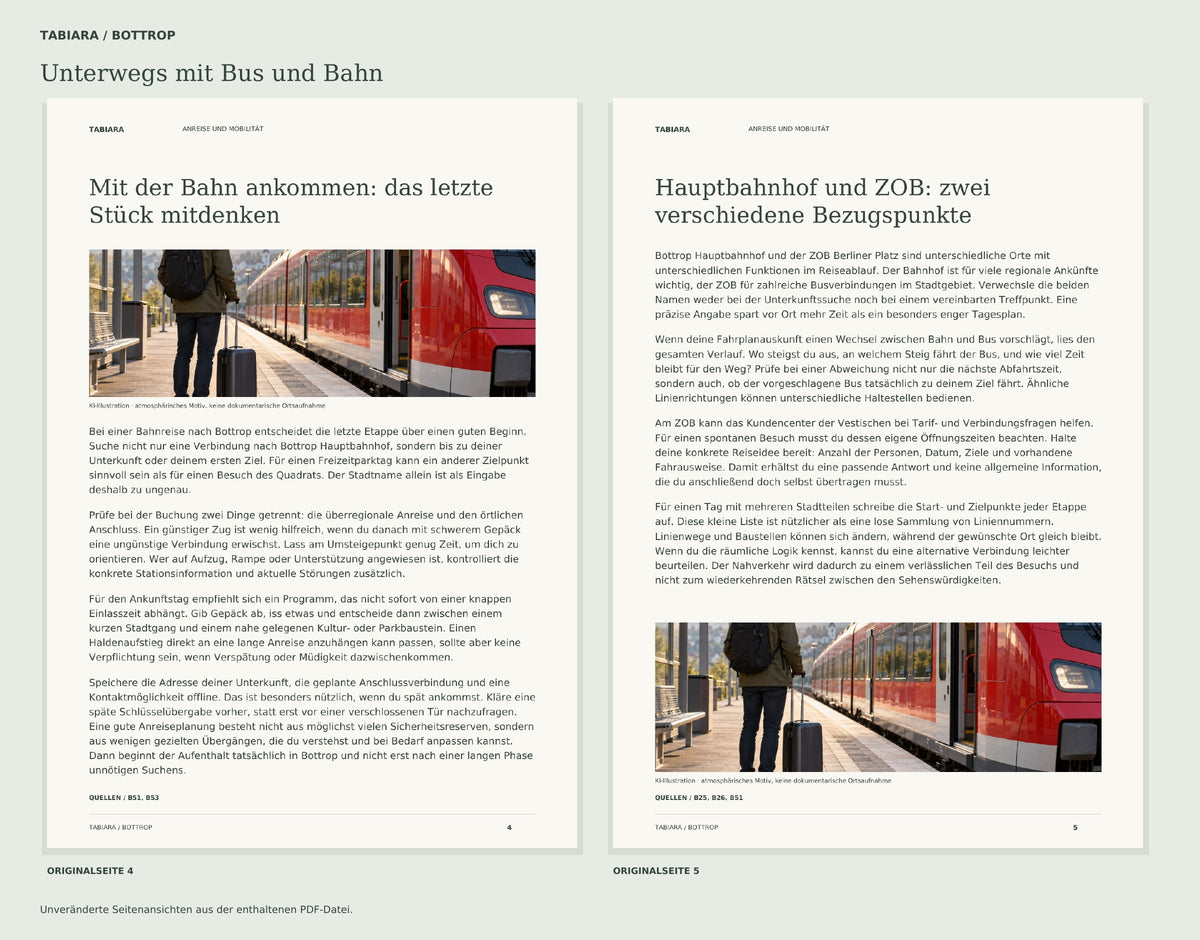 Getting Around Bottrop by Bus & Train (German Edition) – PDF