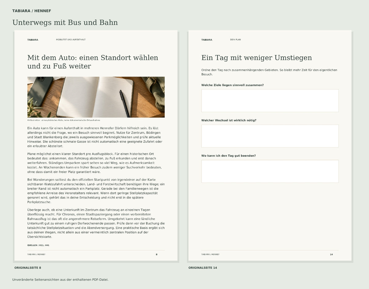 Getting Around Hennef by Bus & Train (German Edition) – PDF