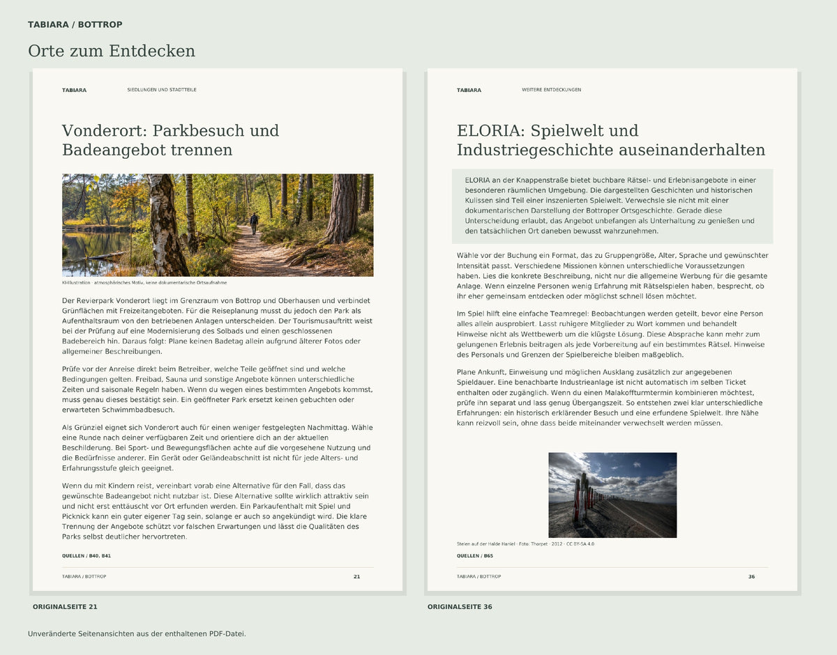 Places to Discover in Bottrop (German Edition) – Directory PDF + CSV
