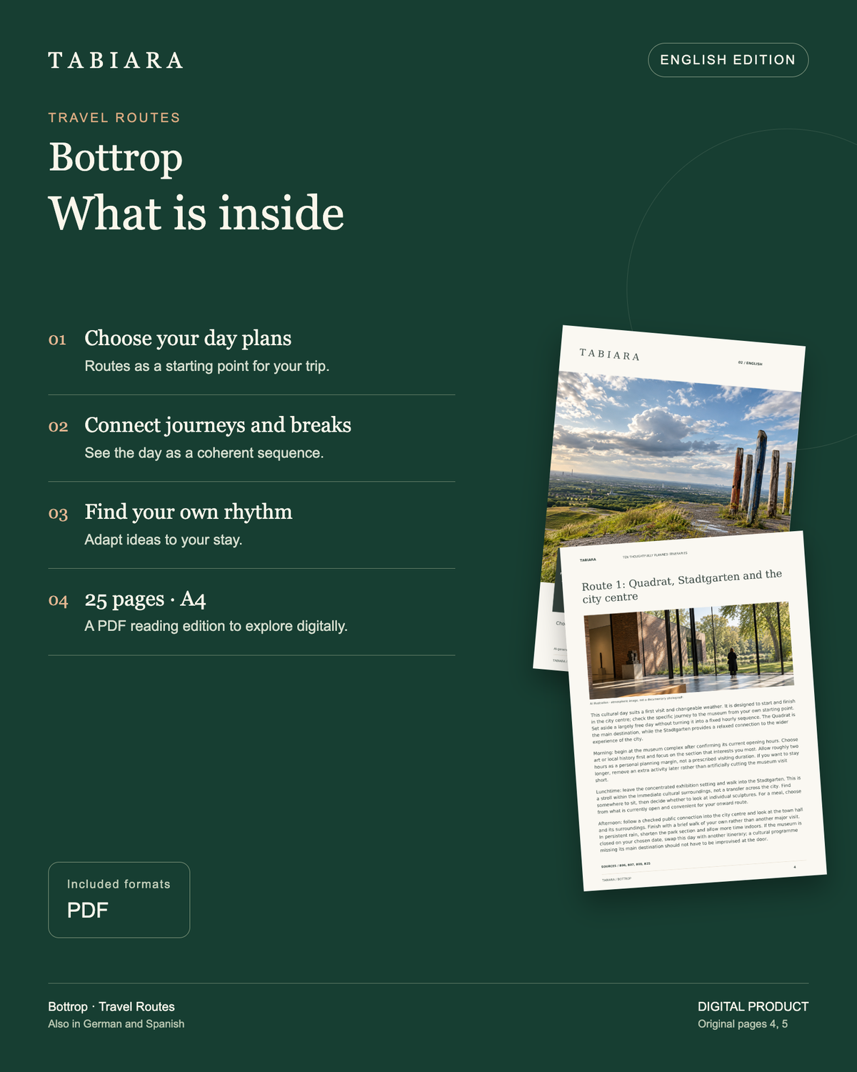 Bottrop Day Routes – 10 Itineraries (PDF)