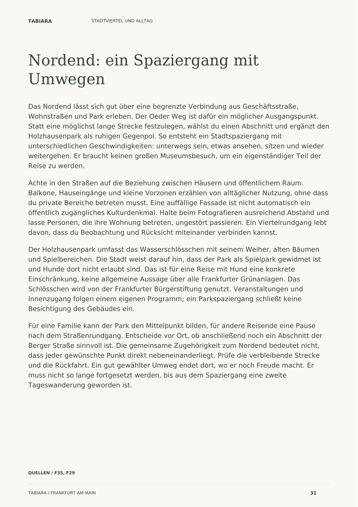 Frankfurt: Orte entdecken – Beispielseite (Illustration)