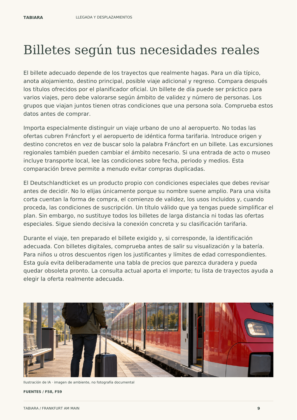 Moverse por Fráncfort – página de muestra (ilustración)