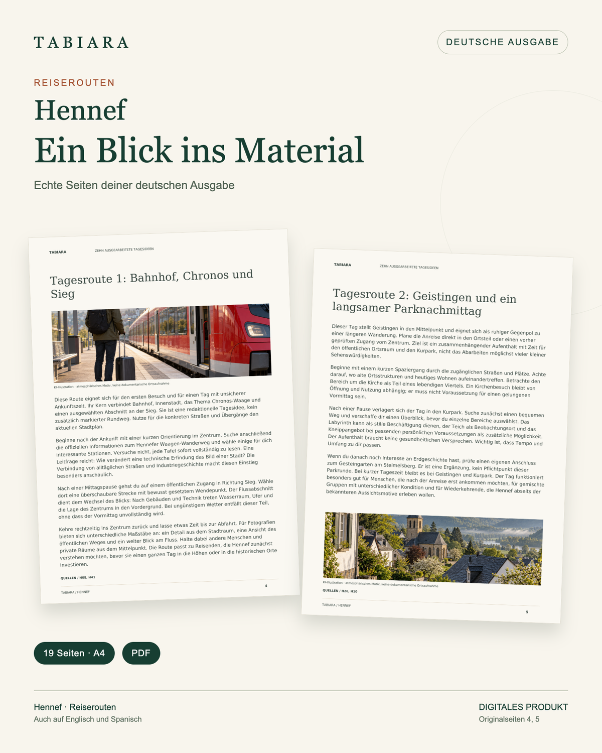 Hennef Day Routes – 10 Itineraries (PDF)