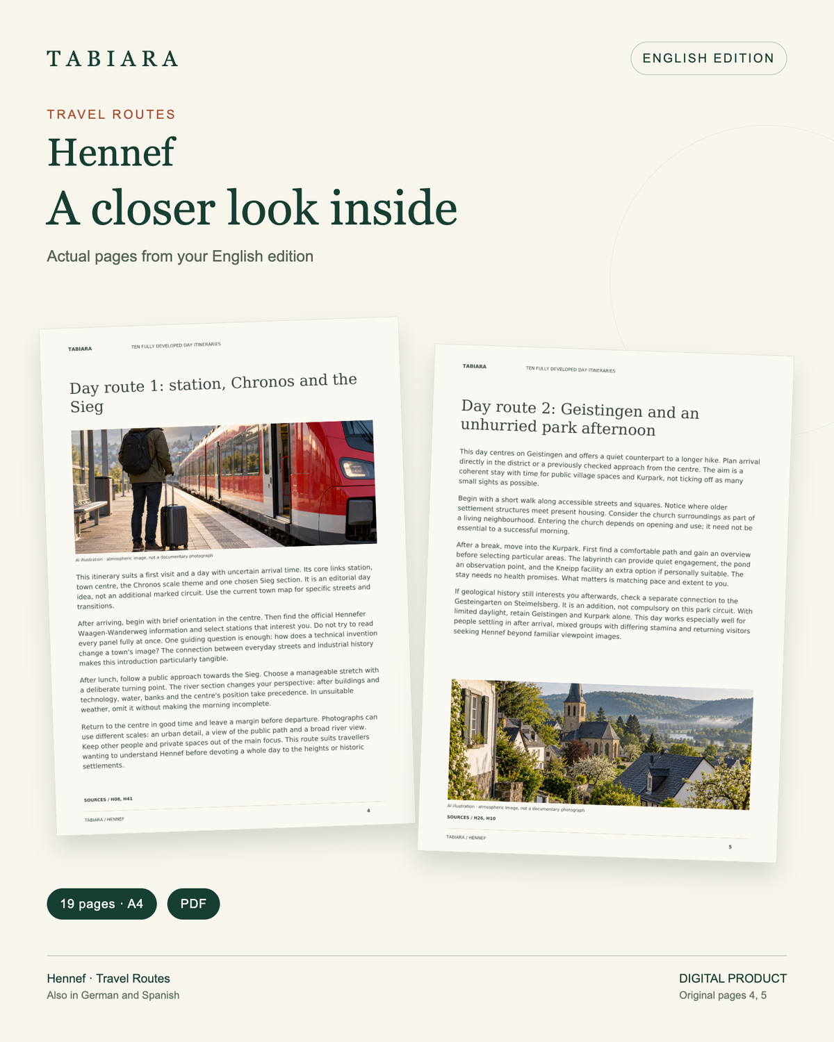 Hennef Day Routes – 10 Itineraries (PDF)