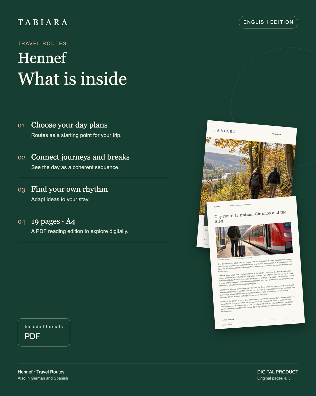 Hennef Day Routes – 10 Itineraries (PDF)