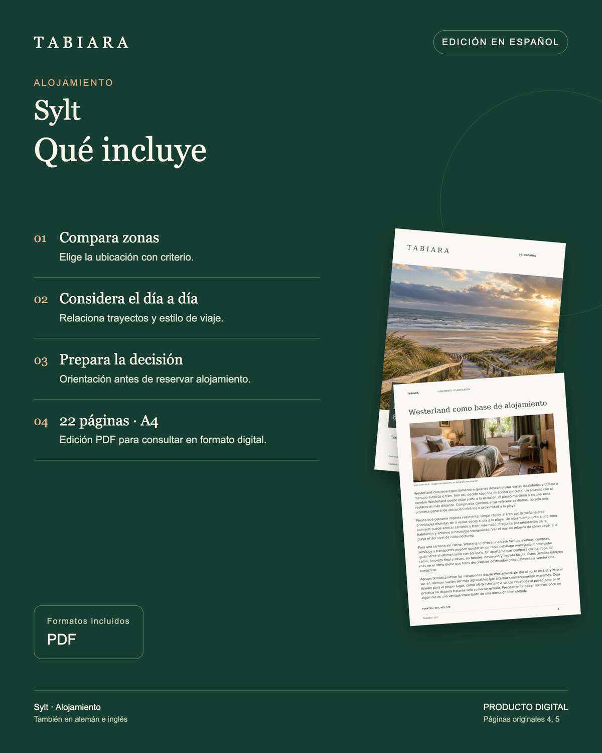 Dónde alojarse en Sylt – Guía de alojamiento – contenido y ventajas (ilustración)