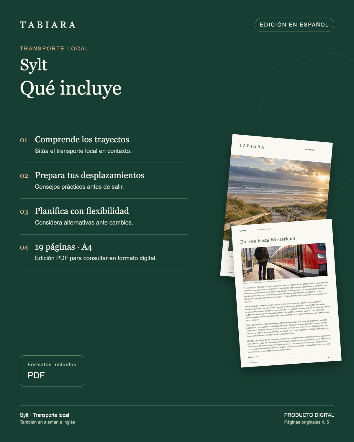 Moverse por Sylt en autobús, bici y tren – contenido y ventajas (ilustración)