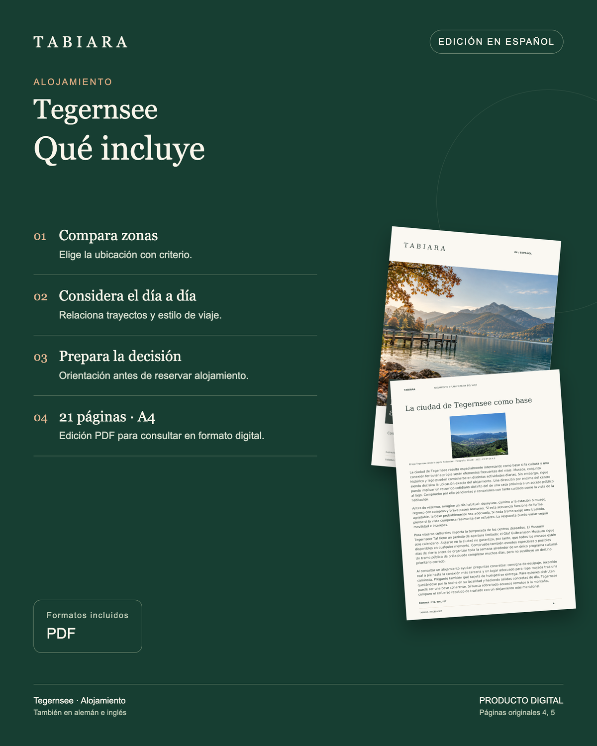 Dónde alojarse en el Tegernsee – Guía de alojamiento – contenido y ventajas (ilustración)