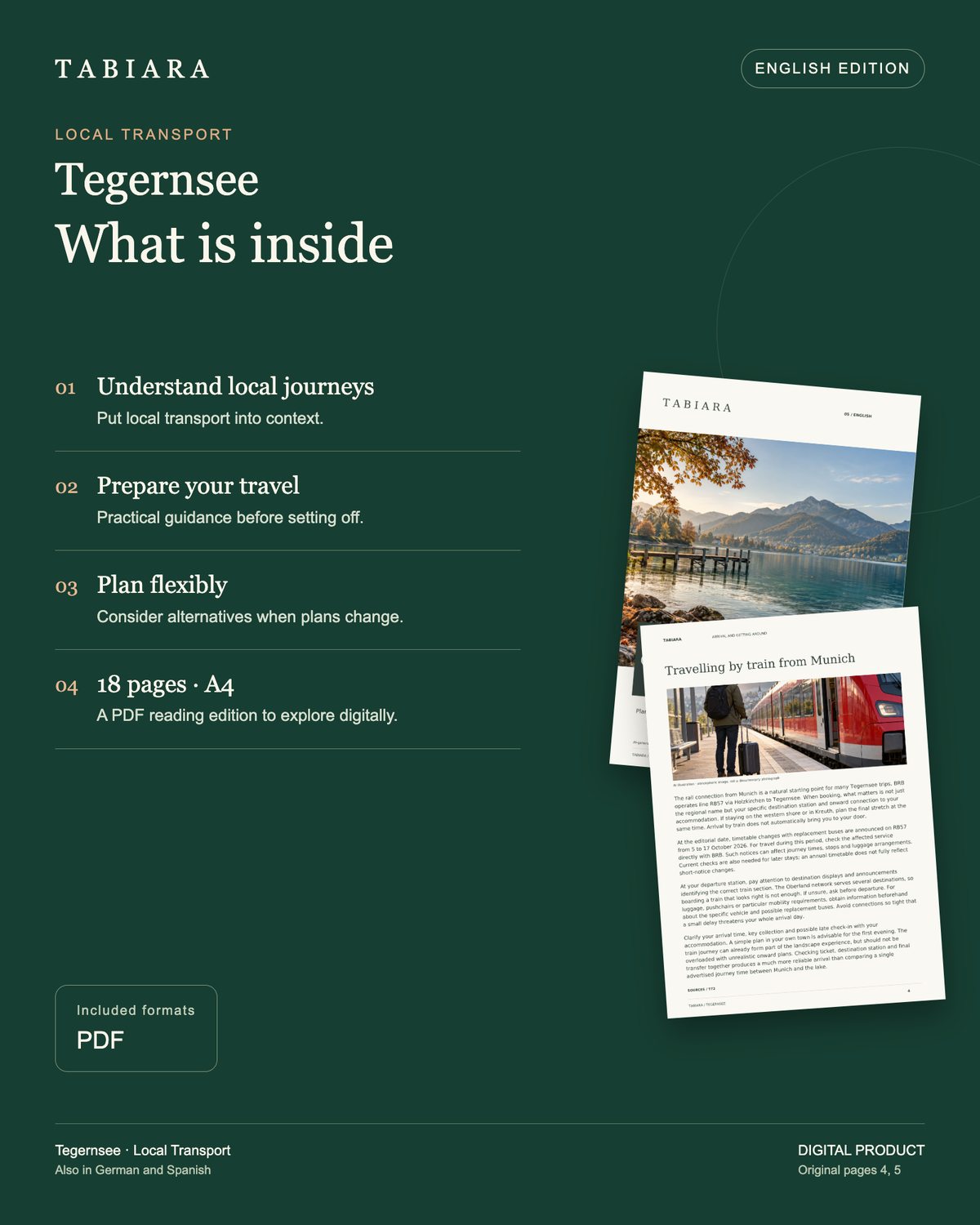 Getting Around Tegernsee by Bus, Boat & Bike – contents and benefits (illustration)