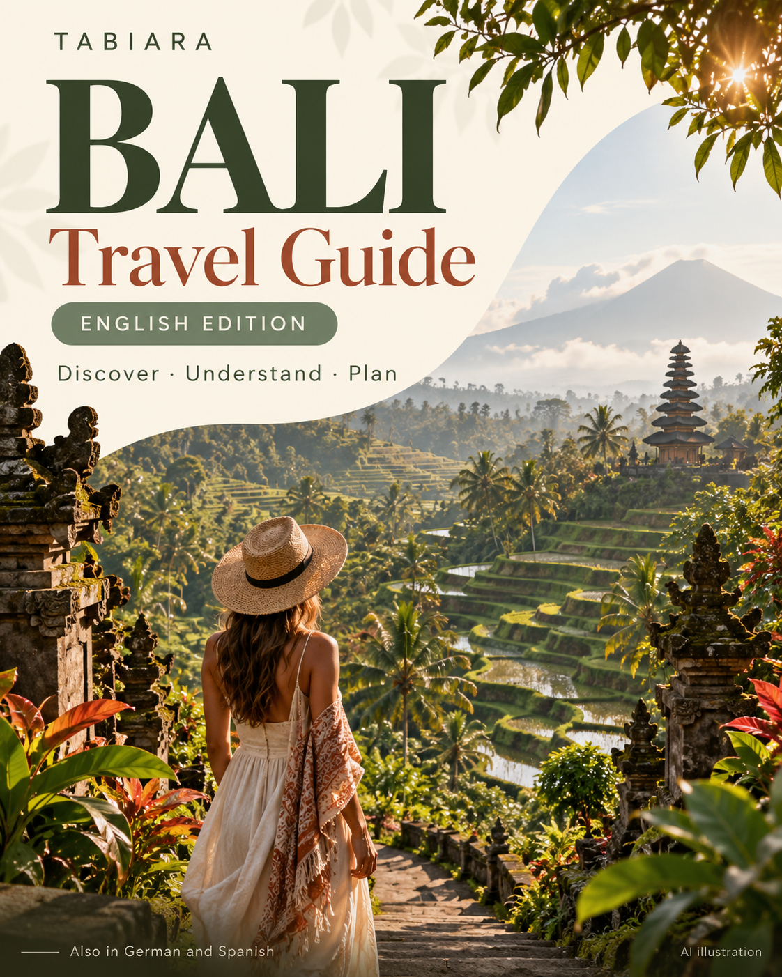 Portada de la guía de viaje de Bali de Tabiara