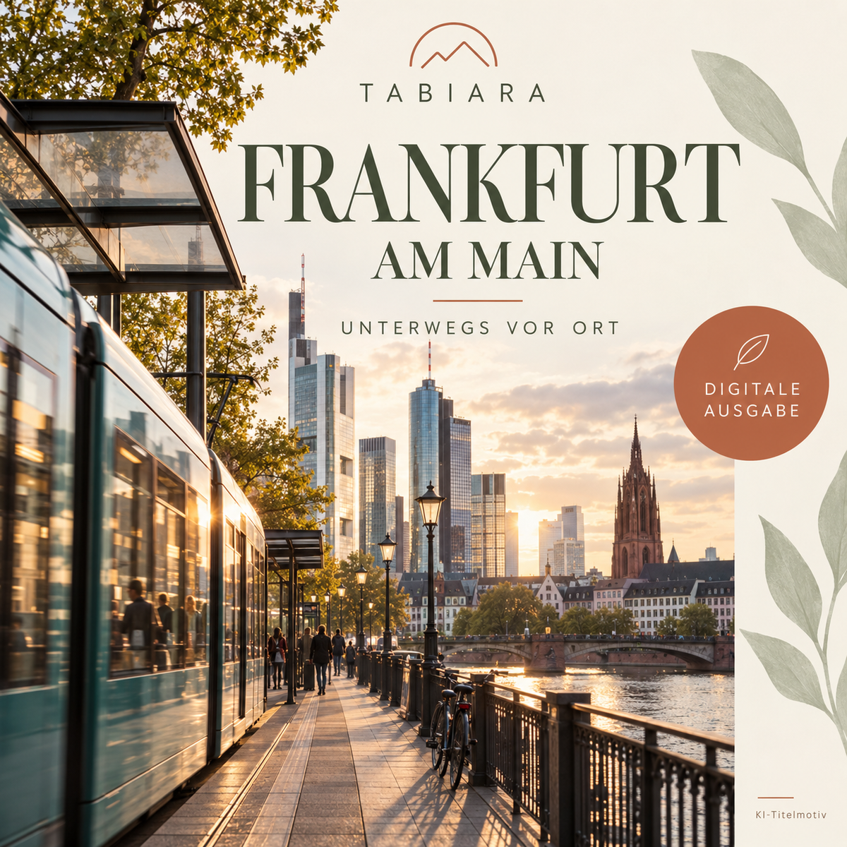 Titelbild des Nahverkehrsguides Frankfurt (Illustration)