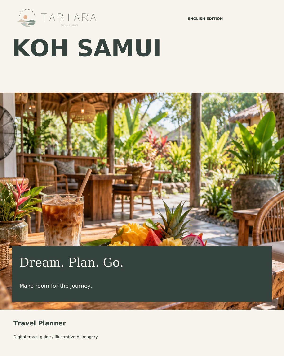Koh Samui Travel Planner – Printable PDF + Excel Budget Workbook