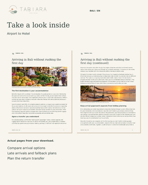 Bali Airport to Hotel Guide – Arrival & Transfers