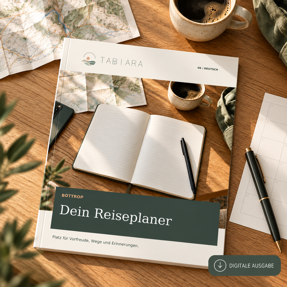 Bottrop Travel Planner (German Edition) – PDF + Excel