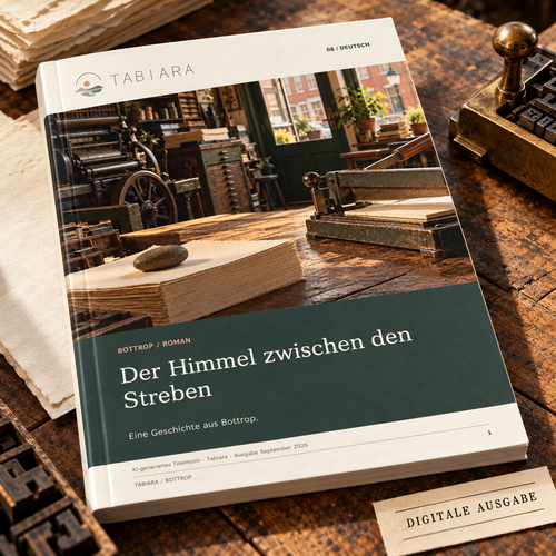 Tabiara Roman „Der Himmel zwischen den Streben“ aus Bottrop: Cover der deutschen Ausgabe