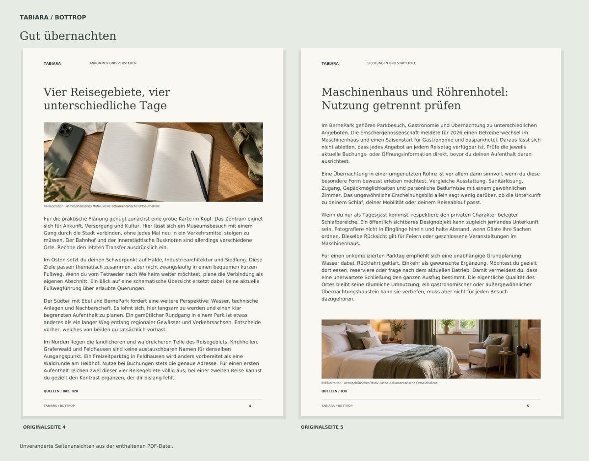 Where to Stay in Bottrop (German Edition) – Accommodation Guide, PDF