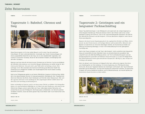 Tabiara Tagesrouten Hennef (10 Routen): Beispielseiten