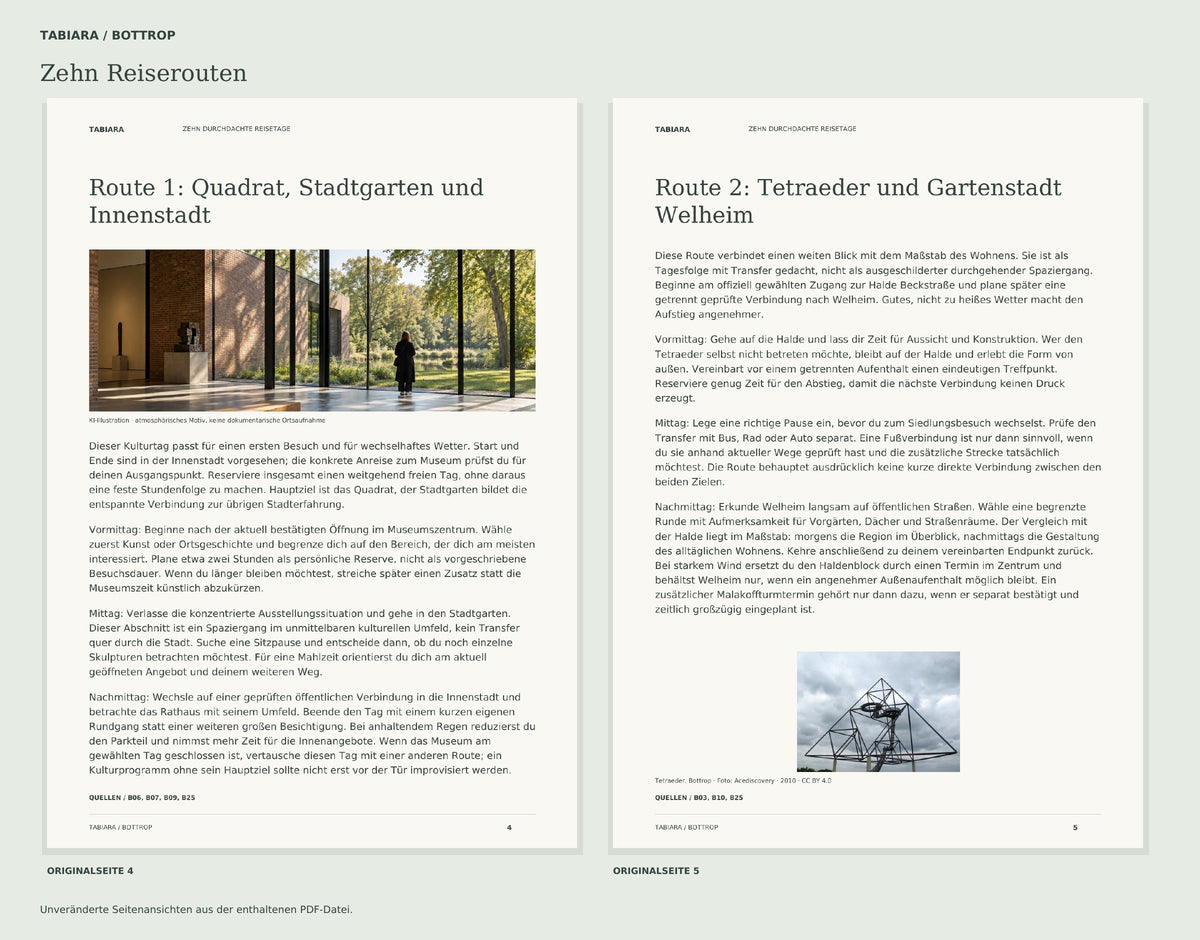 Bottrop Day Routes (German Edition) – 10 Itineraries, PDF