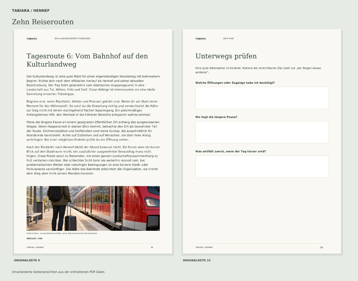 Hennef Day Routes (German Edition) – 10 Itineraries, PDF