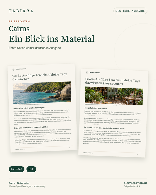 Itinerarios de Cairns – 10 rutas + planes de 3, 5 y 7 días