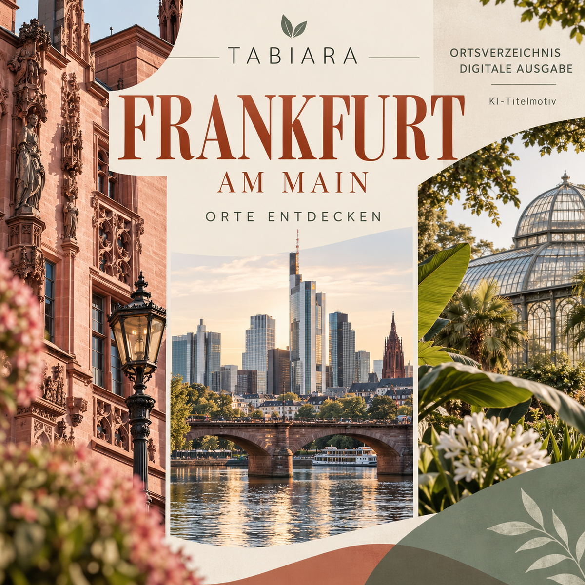 Frankfurt: Orte entdecken – Titelbild (Illustration)