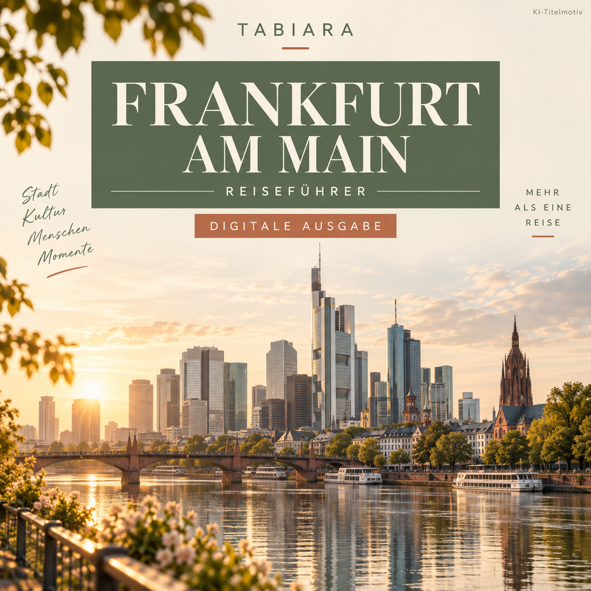 Reiseführer Frankfurt – Titelbild (Illustration)
