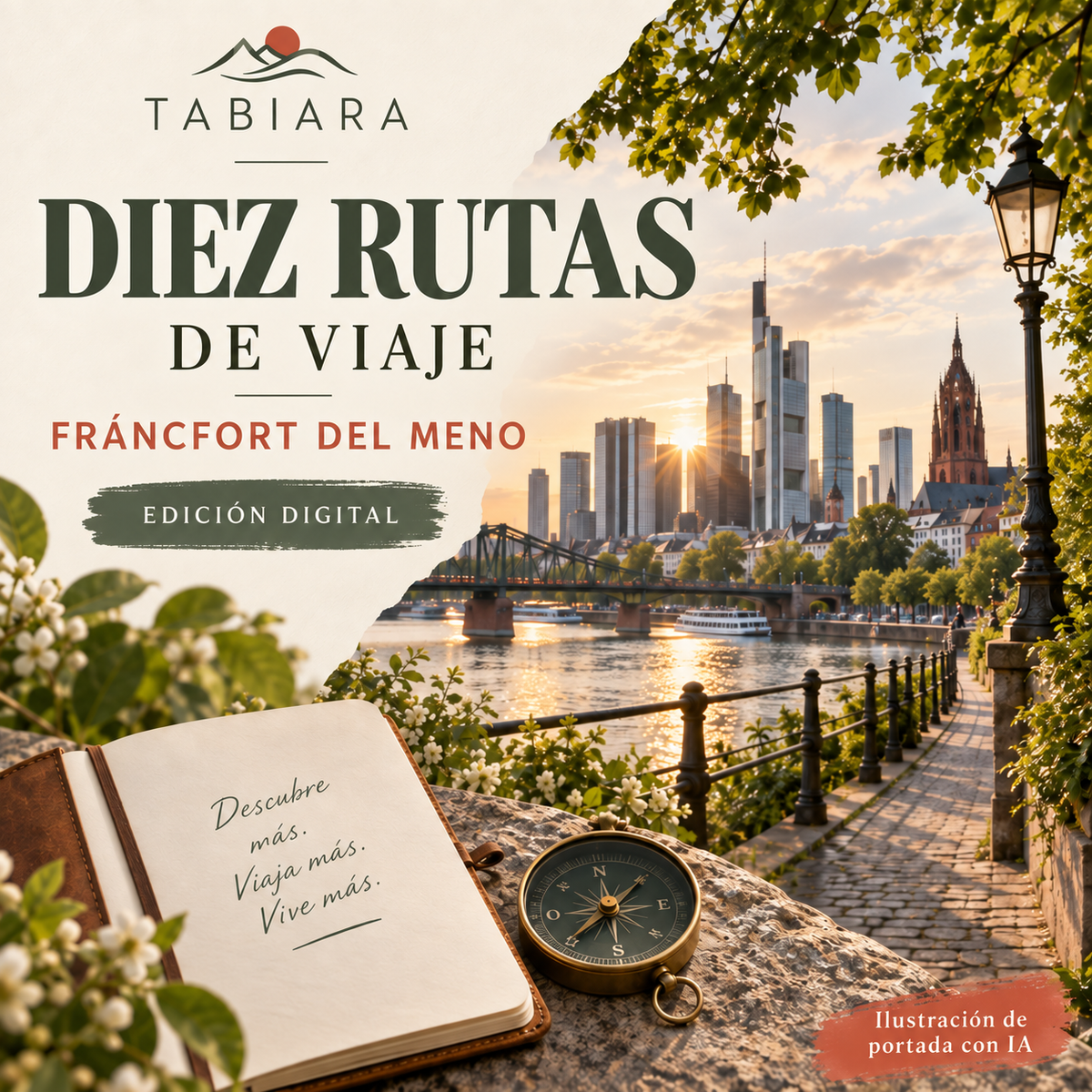 Fráncfort: 10 rutas de un día – portada (ilustración)