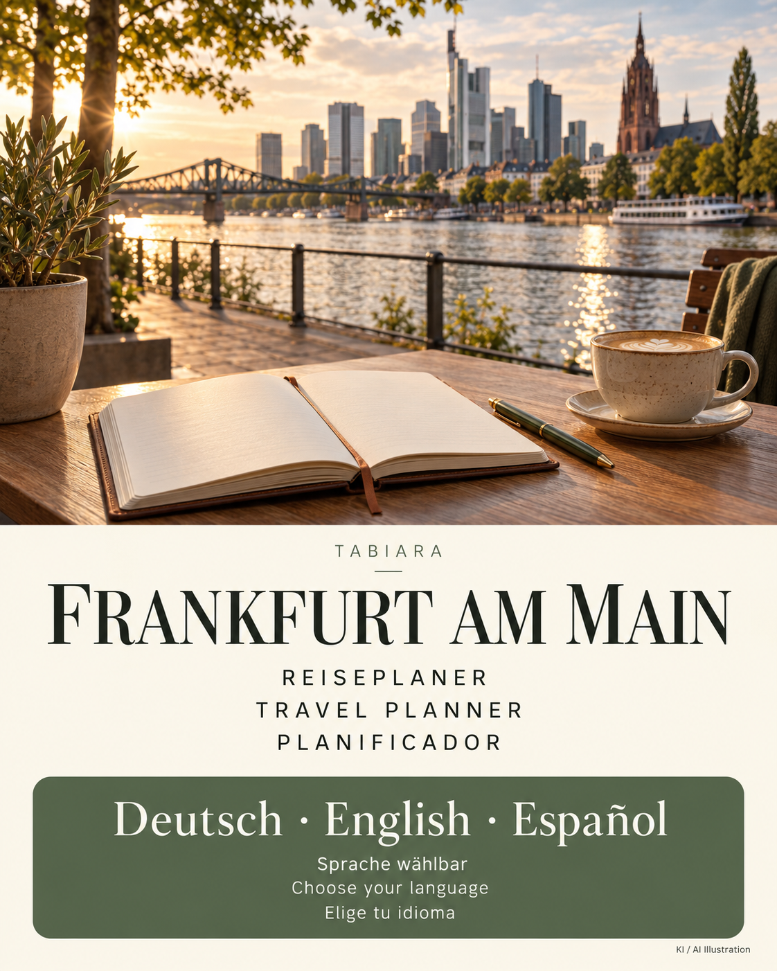 Frankfurt Travel Planner – cover (illustration)