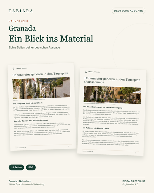 Granada Travel Confidence Kit – Getting Around & Problem Solvers