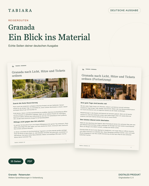 Granada Itineraries – 10 Day Routes + 3, 5 & 7-Day Plans