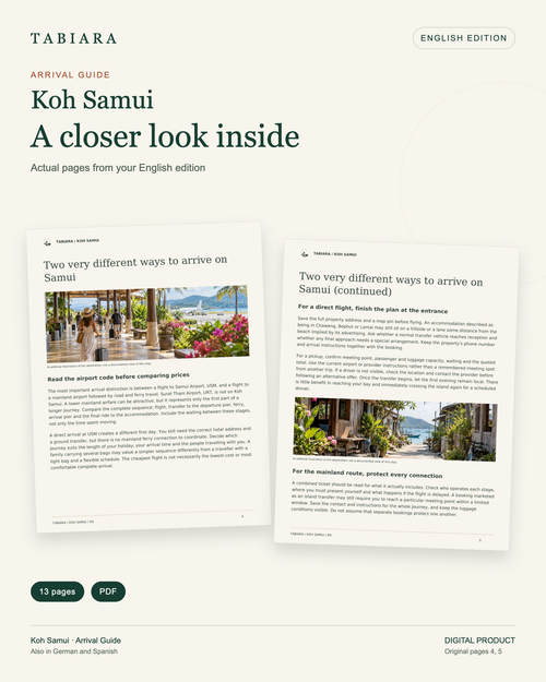 Koh Samui Airport to Hotel Guide – Arrival & Transfers