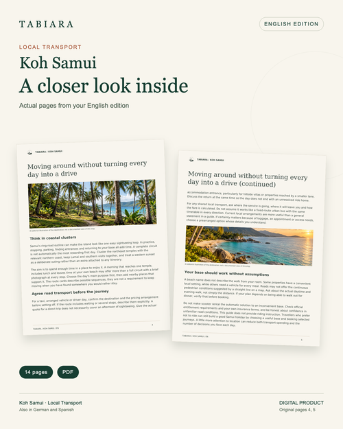 Koh Samui Travel Confidence Kit – Getting Around & Problem Solvers