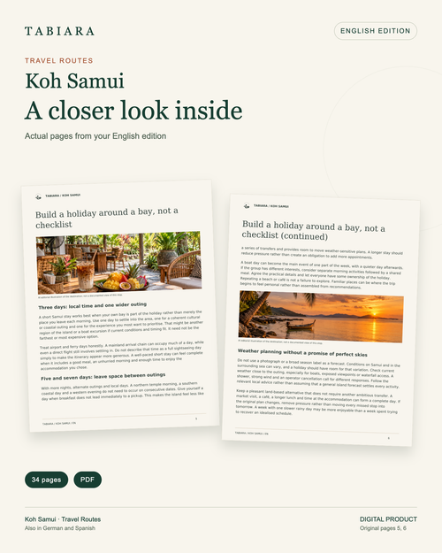 Koh Samui Itineraries – 10 Day Routes + 3, 5 & 7-Day Plans