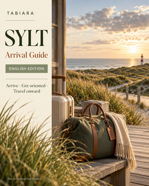 Getting to Sylt – Arrival Guide – cover (illustration)