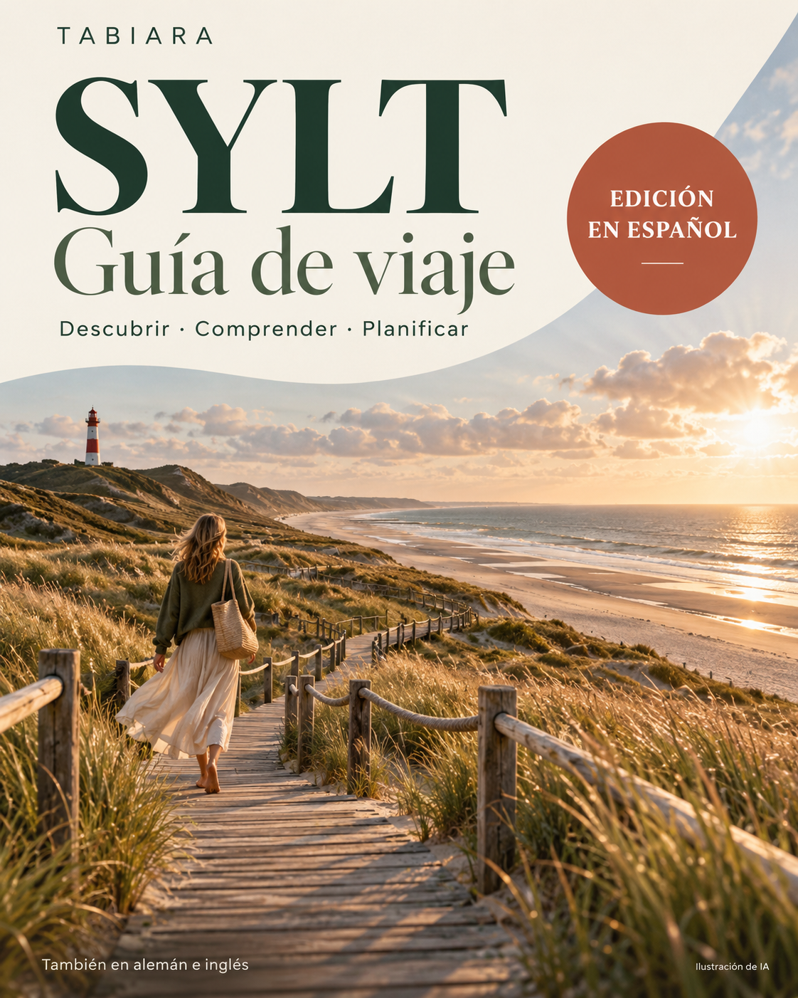 Guía de viaje de Sylt – 100 páginas temáticas – portada (ilustración)