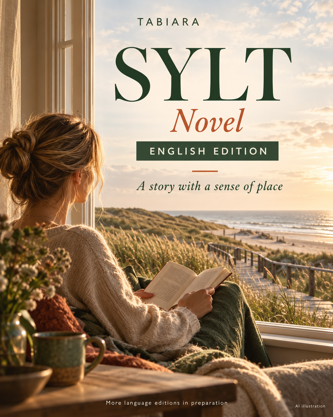 A Room for Winter – A Novel Set on Sylt – cover (illustration)