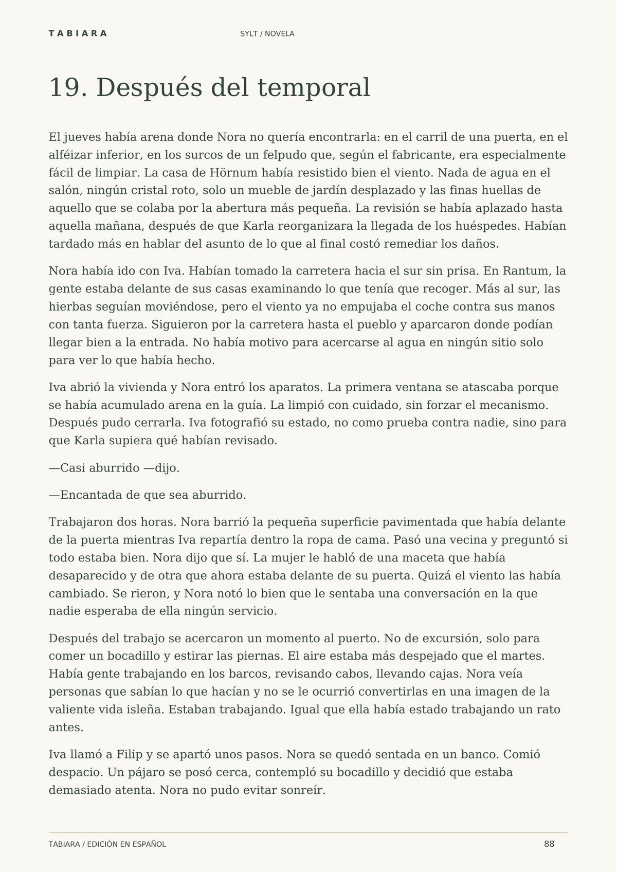 Una habitación para el invierno – página de muestra (ilustración)