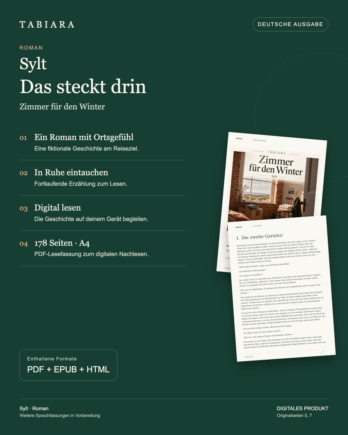 Zimmer für den Winter – Roman aus Sylt – Inhalt und Vorteile (Illustration)