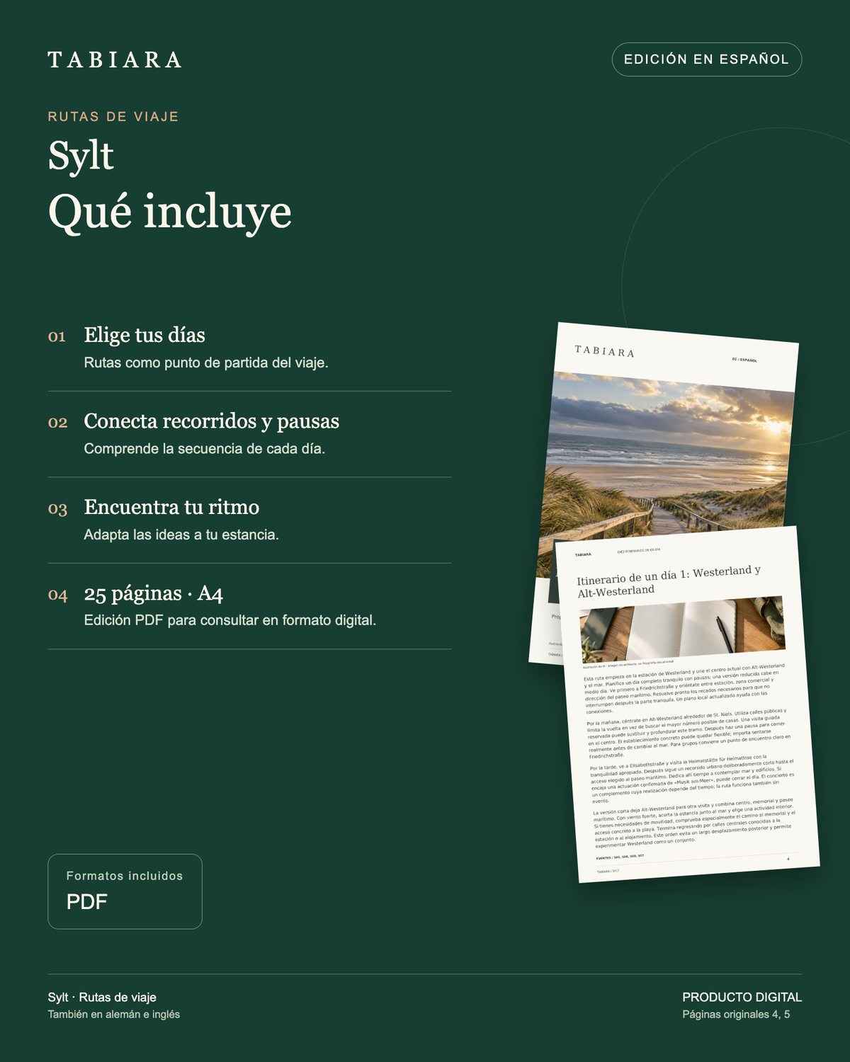 Sylt: 10 rutas de un día – contenido y ventajas (ilustración)