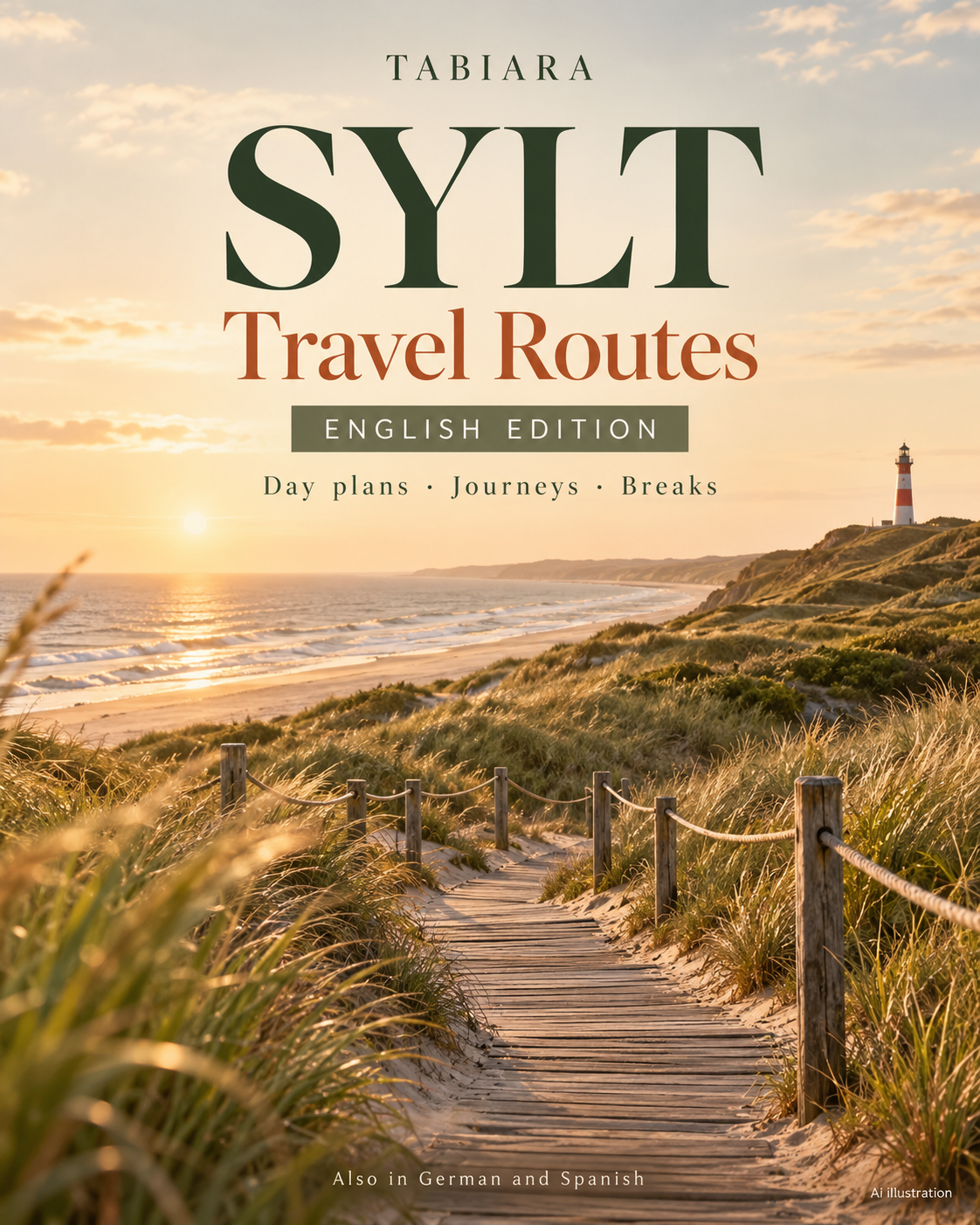 Sylt Day Routes – 10 Itineraries – cover (illustration)