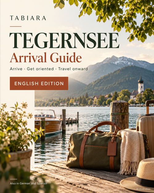 Getting to Tegernsee – Arrival Guide – cover (illustration)