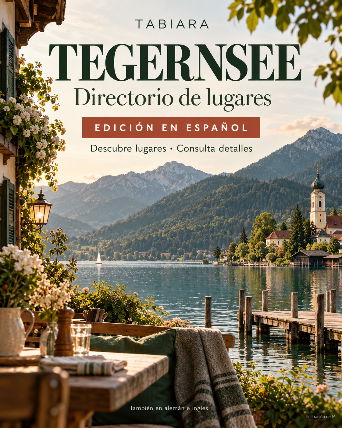 Lugares para descubrir en el Tegernsee – 50 lugares – portada (ilustración)