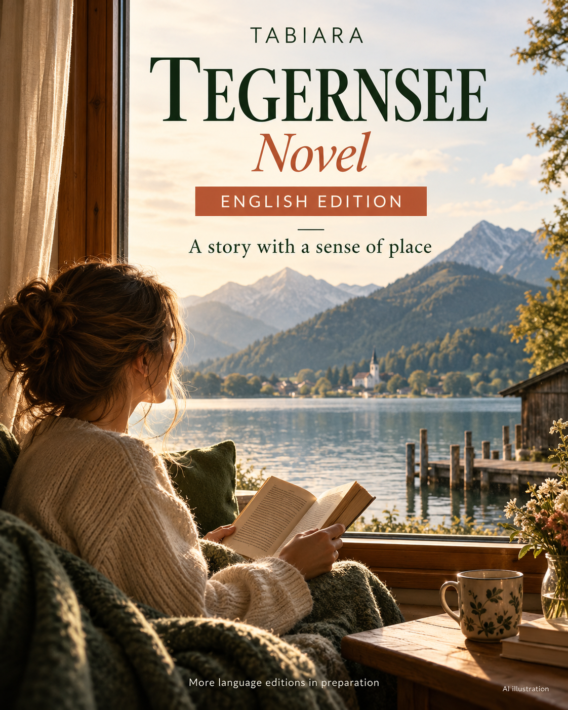 The Light on the Other Shore – A Novel Set at Tegernsee – cover (illustration)
