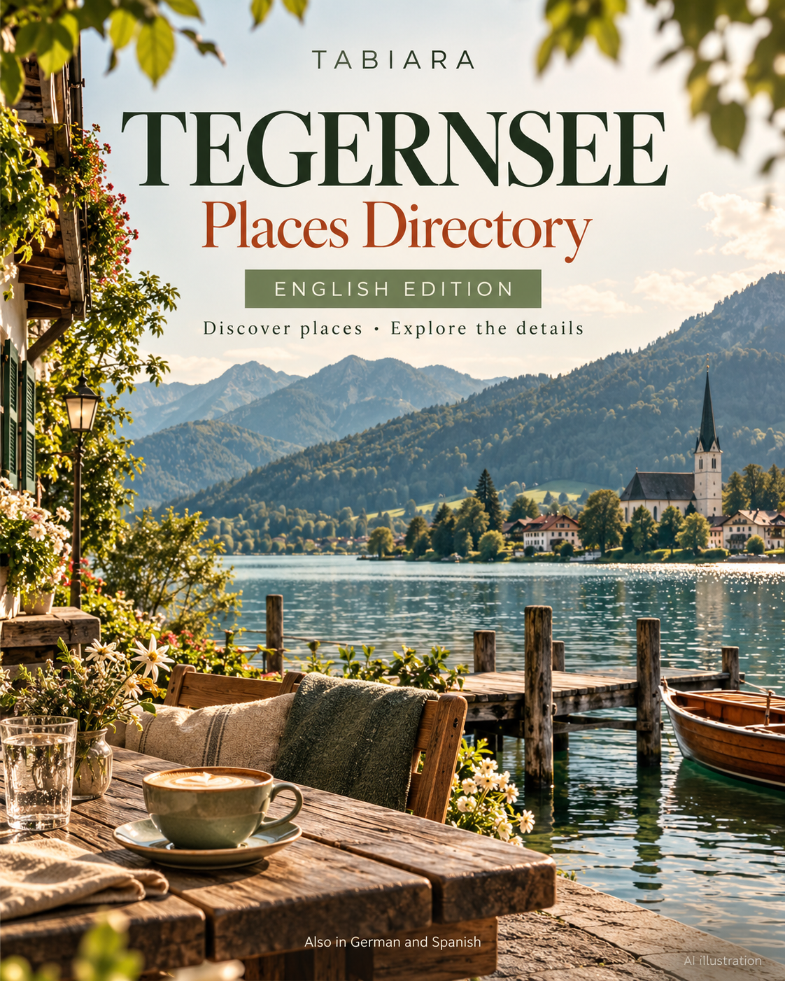 Places to Discover at Tegernsee – 50 Place Profiles – cover (illustration)
