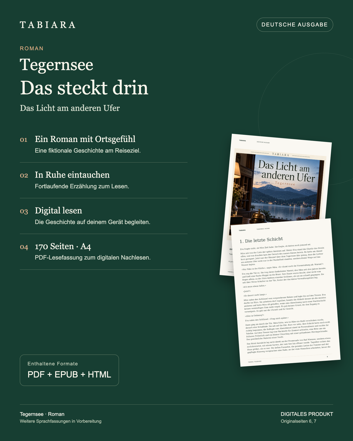 Das Licht am anderen Ufer – Roman vom Tegernsee – Inhalt und Vorteile (Illustration)