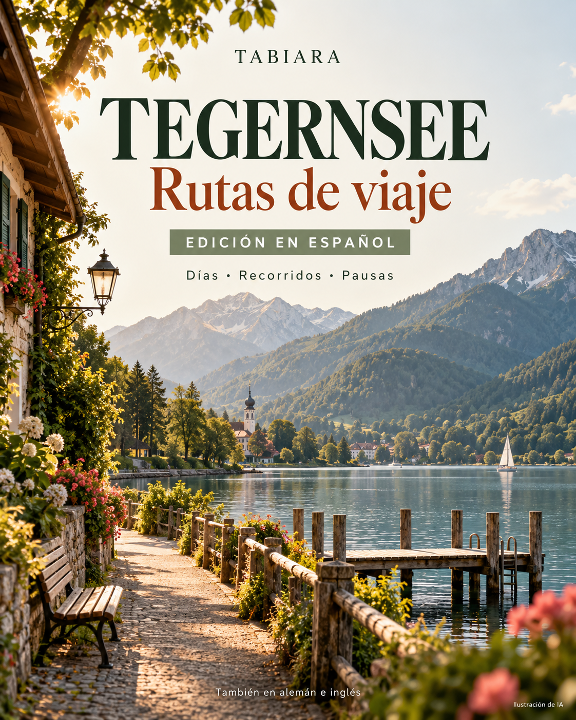 Tegernsee: 10 rutas de un día – portada (ilustración)