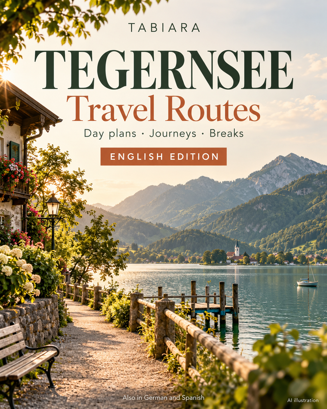 Tegernsee Day Routes – 10 Itineraries – cover (illustration)