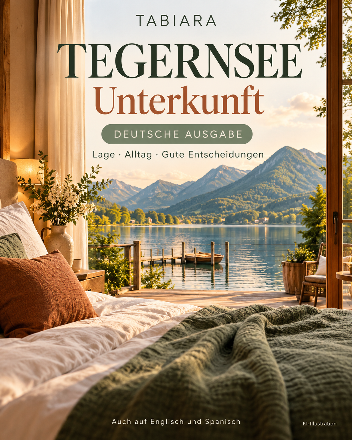 Tegernsee: Gut übernachten – Unterkünfte & Orte im Vergleich – Titelbild (Illustration)